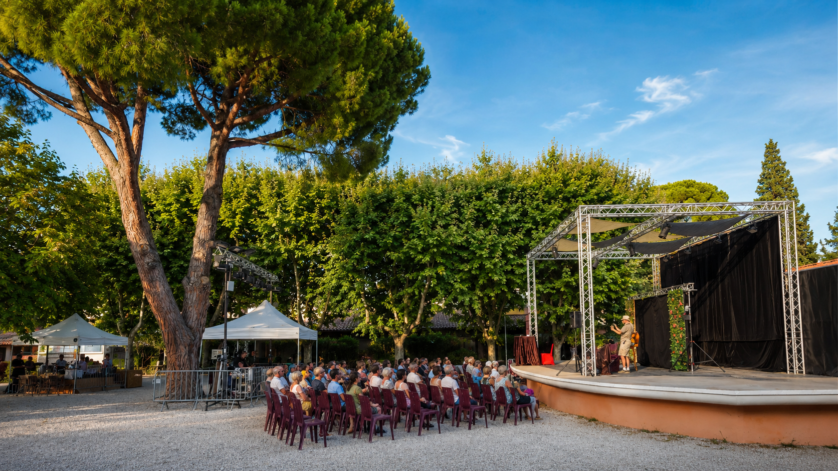 Le Théâtre de Verdure de Carry-le-Rouet, scène en plein air du festival